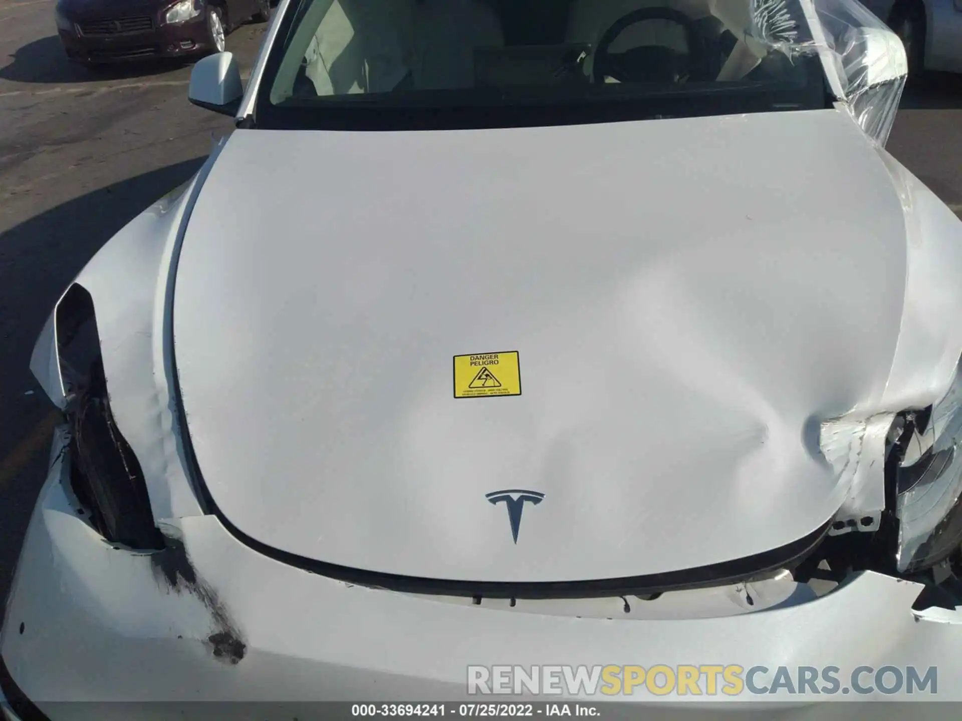 10 Photograph of a damaged car 7SAYGDEF6NF378242 TESLA MODEL Y 2022