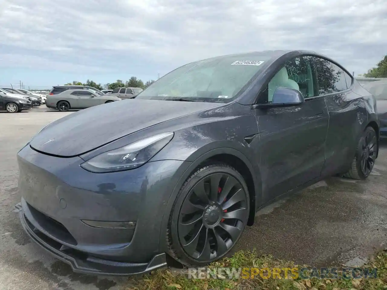 2 Фотография поврежденного автомобиля 7SAYGDEF6NF379746 TESLA MODEL Y 2022