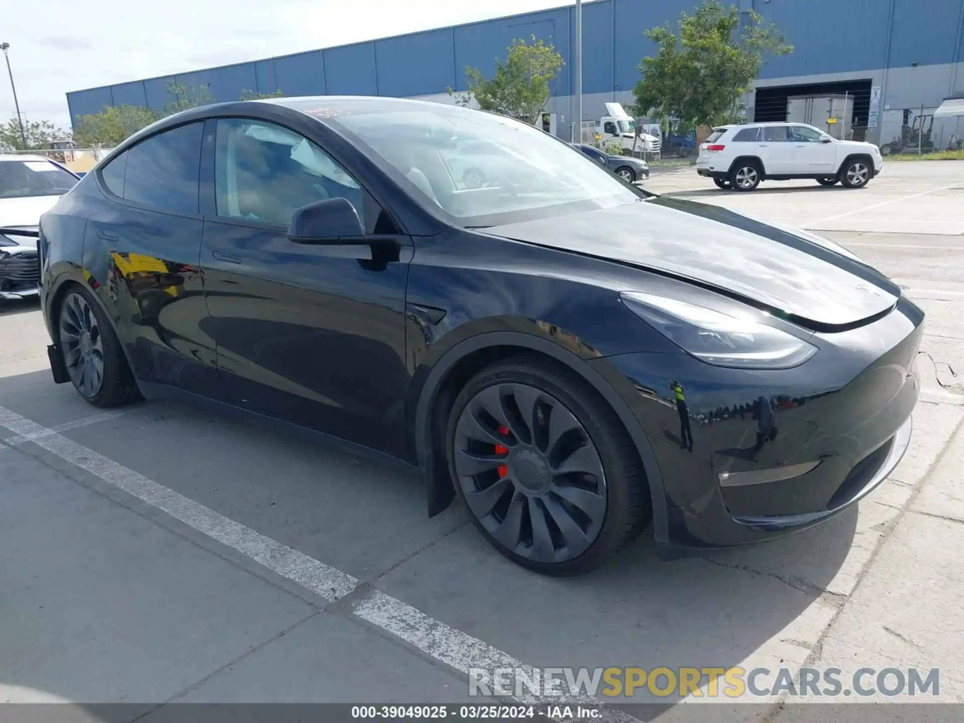 1 Фотография поврежденного автомобиля 7SAYGDEF6NF414995 TESLA MODEL Y 2022