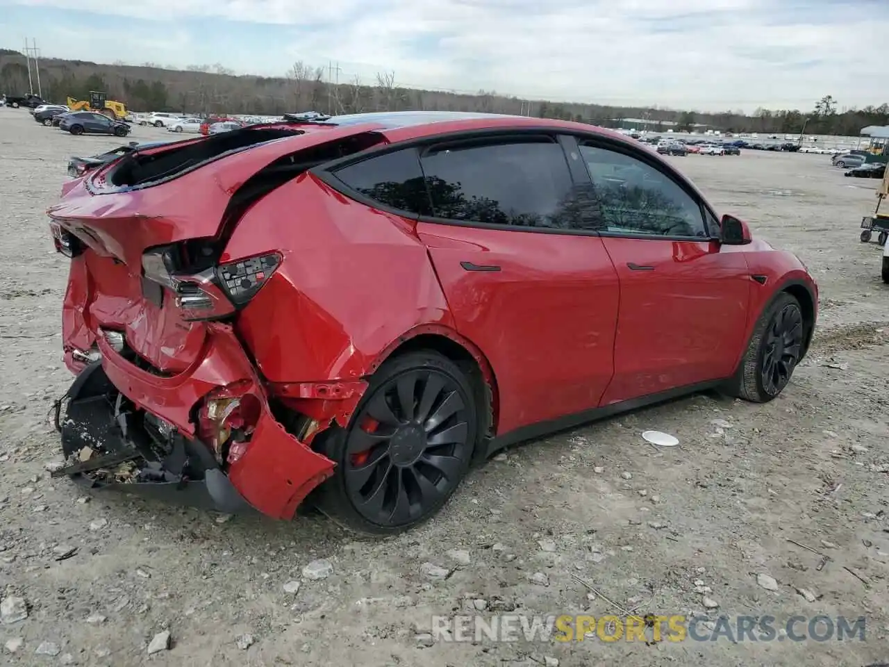 3 Photograph of a damaged car 7SAYGDEF6NF461475 TESLA MODEL Y 2022