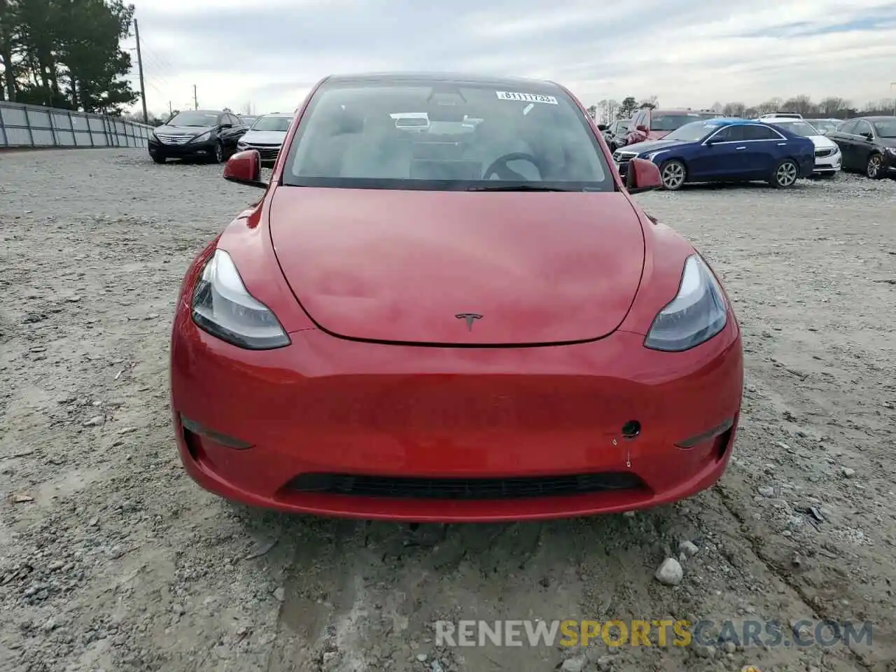 5 Photograph of a damaged car 7SAYGDEF6NF461475 TESLA MODEL Y 2022