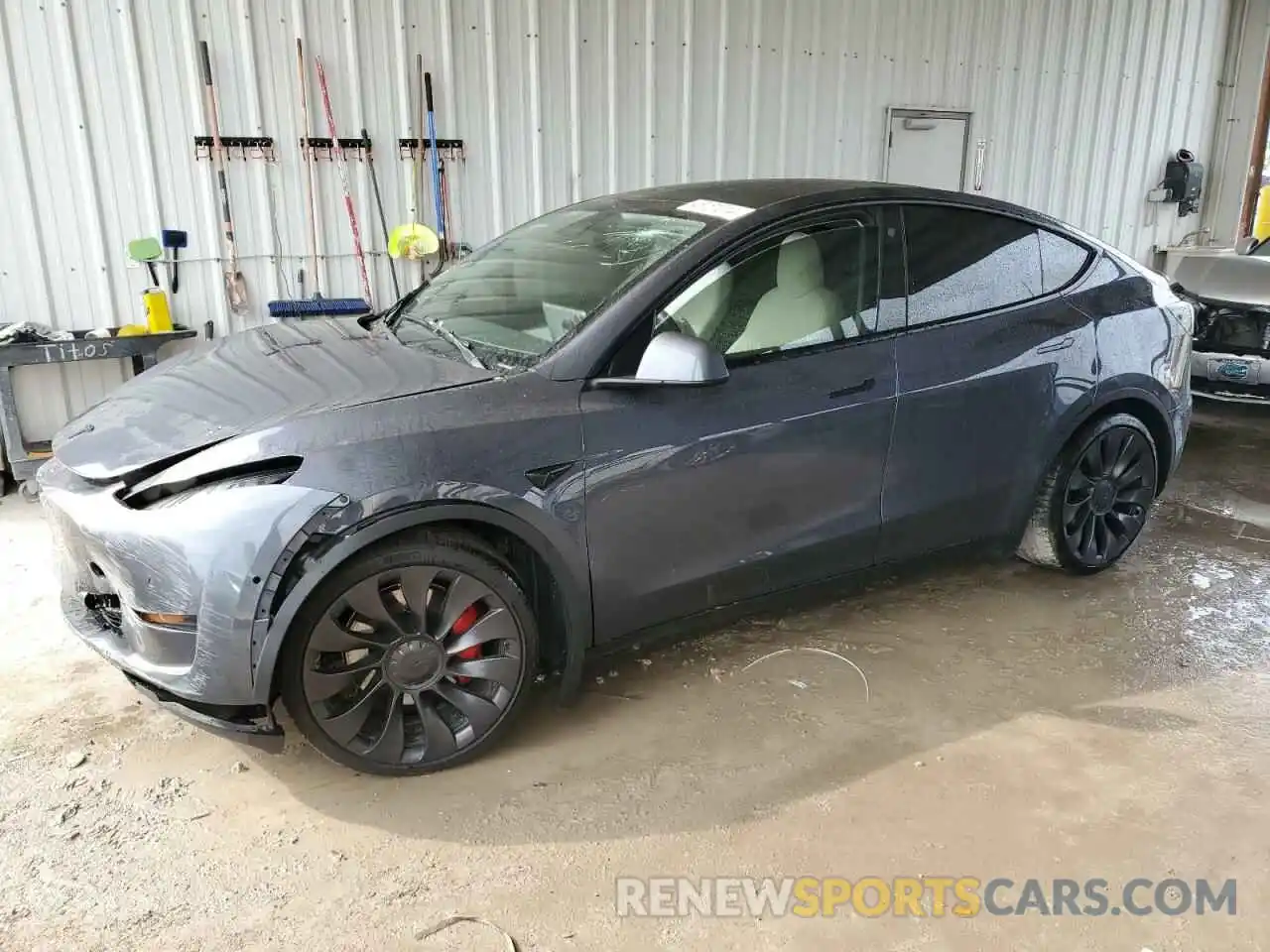 1 Photograph of a damaged car 7SAYGDEF6NF469009 TESLA MODEL Y 2022