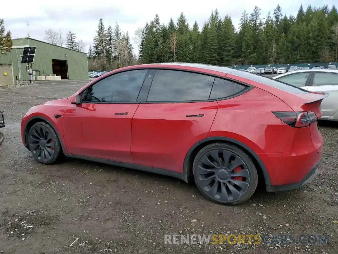 2 Photograph of a damaged car 7SAYGDEF6NF542413 TESLA MODEL Y 2022