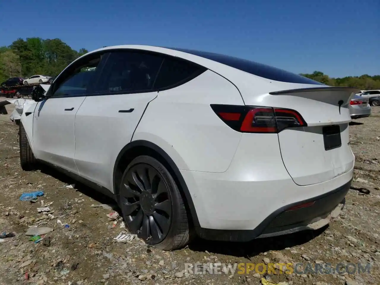 3 Photograph of a damaged car 7SAYGDEF7NF326568 TESLA MODEL Y 2022