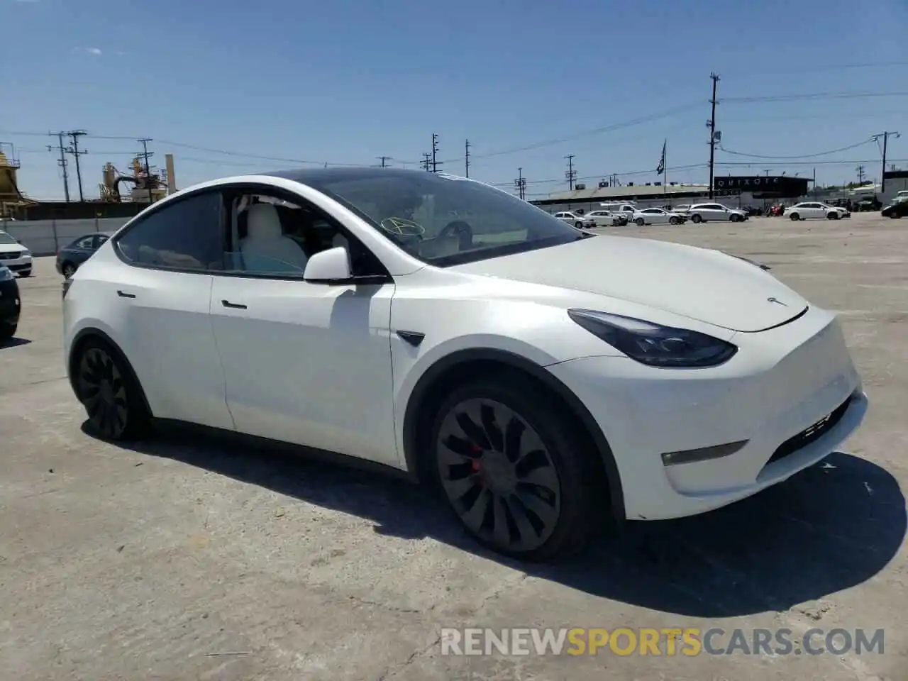 1 Photograph of a damaged car 7SAYGDEF7NF341281 TESLA MODEL Y 2022