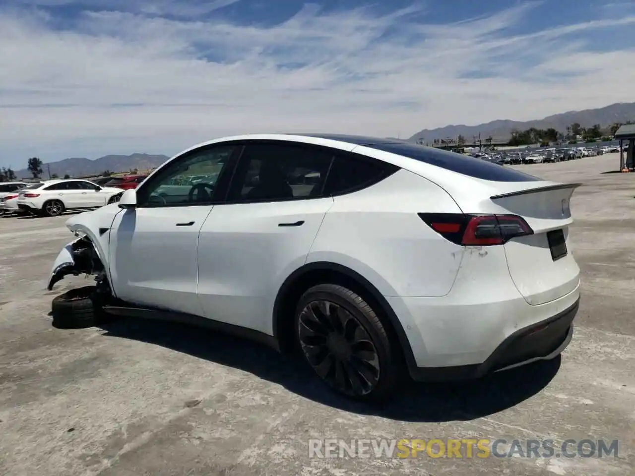 3 Photograph of a damaged car 7SAYGDEF7NF341281 TESLA MODEL Y 2022