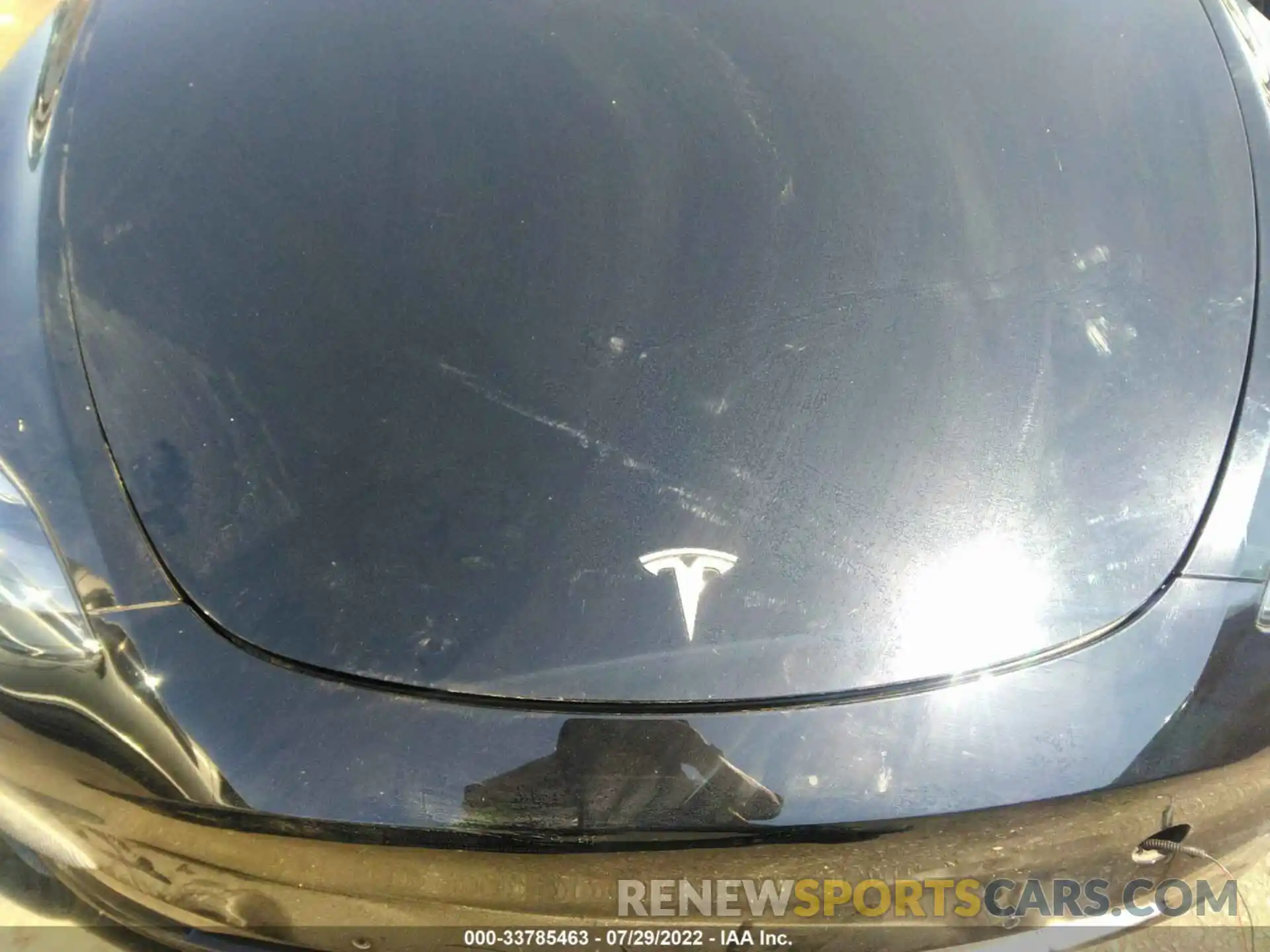 10 Photograph of a damaged car 7SAYGDEF7NF343094 TESLA MODEL Y 2022