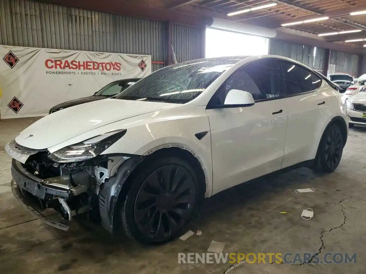 1 Photograph of a damaged car 7SAYGDEF7NF364589 TESLA MODEL Y 2022