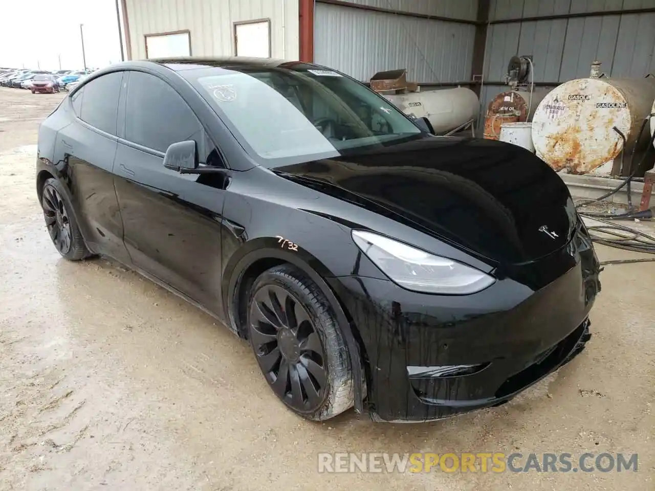 1 Фотография поврежденного автомобиля 7SAYGDEF7NF391145 TESLA MODEL Y 2022