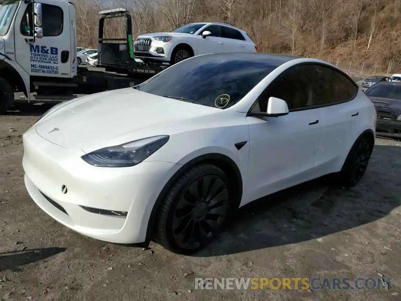 1 Photograph of a damaged car 7SAYGDEF7NF449061 TESLA MODEL Y 2022