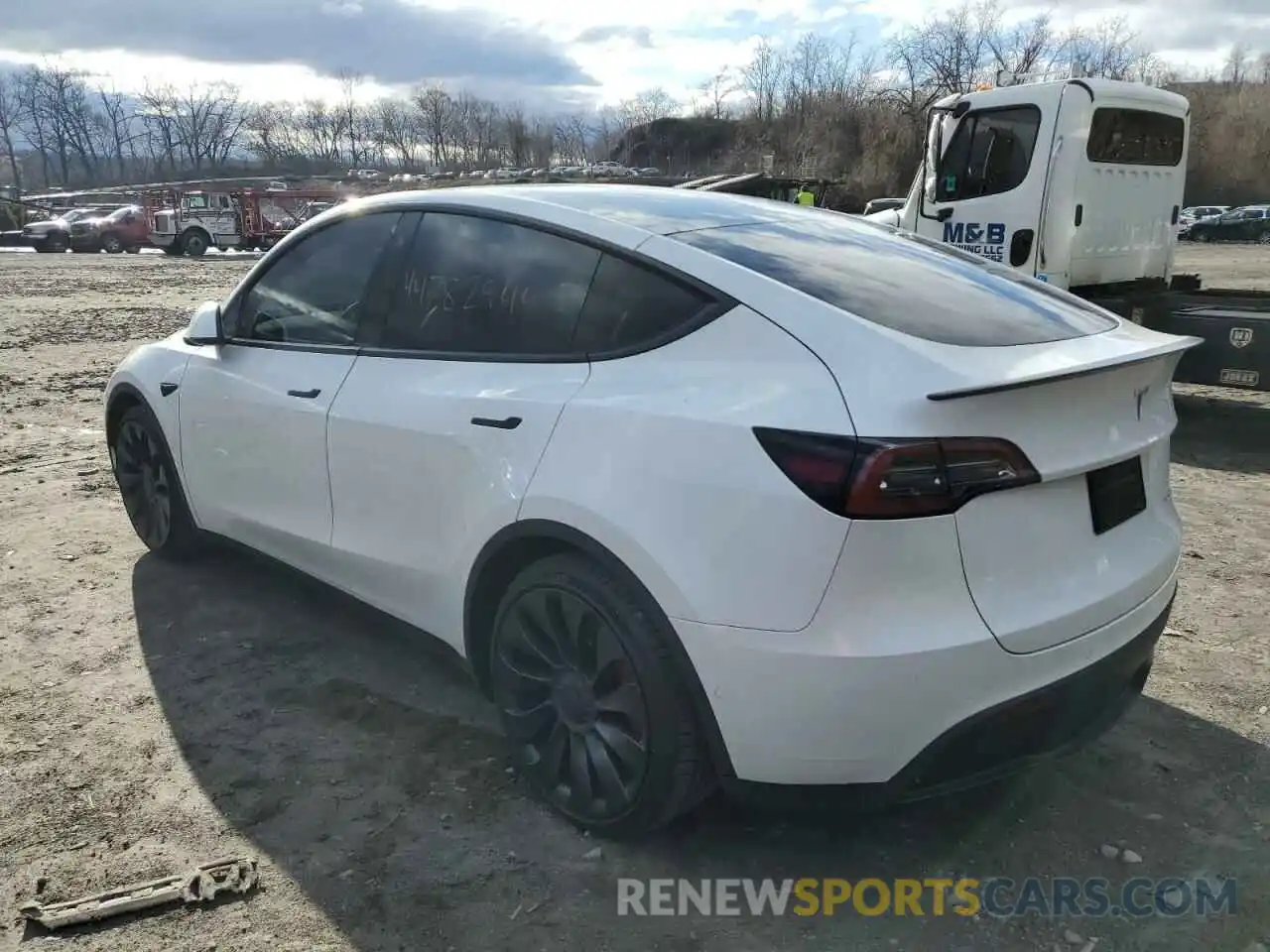 2 Фотография поврежденного автомобиля 7SAYGDEF7NF449061 TESLA MODEL Y 2022