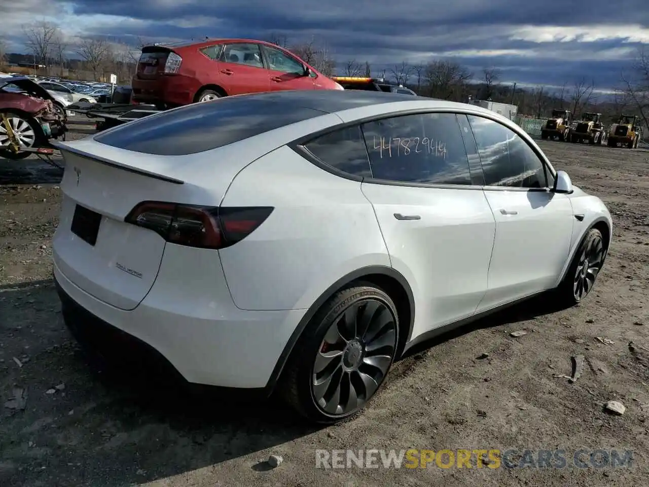 3 Photograph of a damaged car 7SAYGDEF7NF449061 TESLA MODEL Y 2022