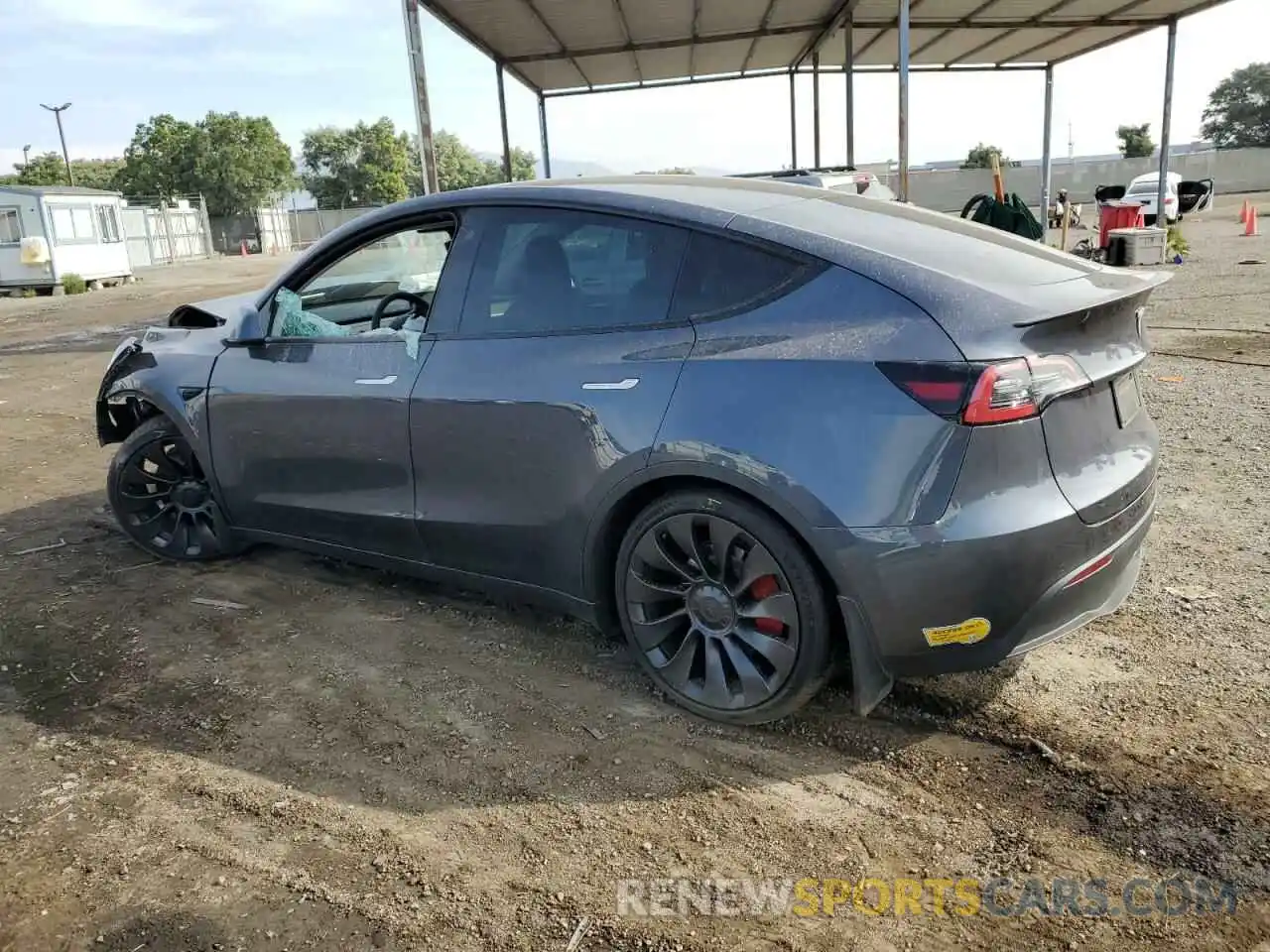 2 Photograph of a damaged car 7SAYGDEF7NF551699 TESLA MODEL Y 2022