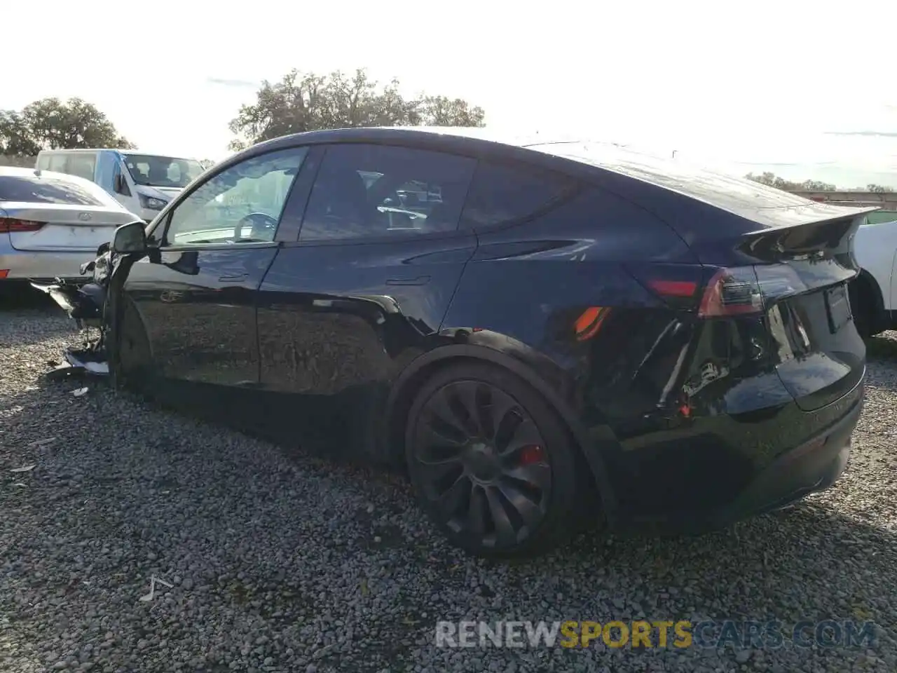 2 Photograph of a damaged car 7SAYGDEF8NF309049 TESLA MODEL Y 2022