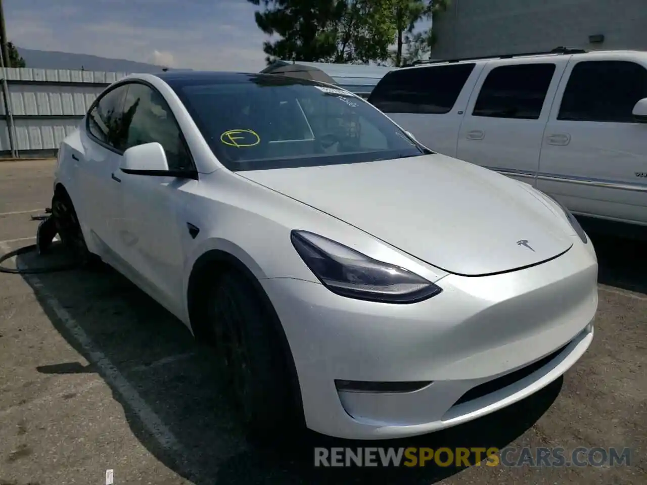 1 Photograph of a damaged car 7SAYGDEF8NF347901 TESLA MODEL Y 2022