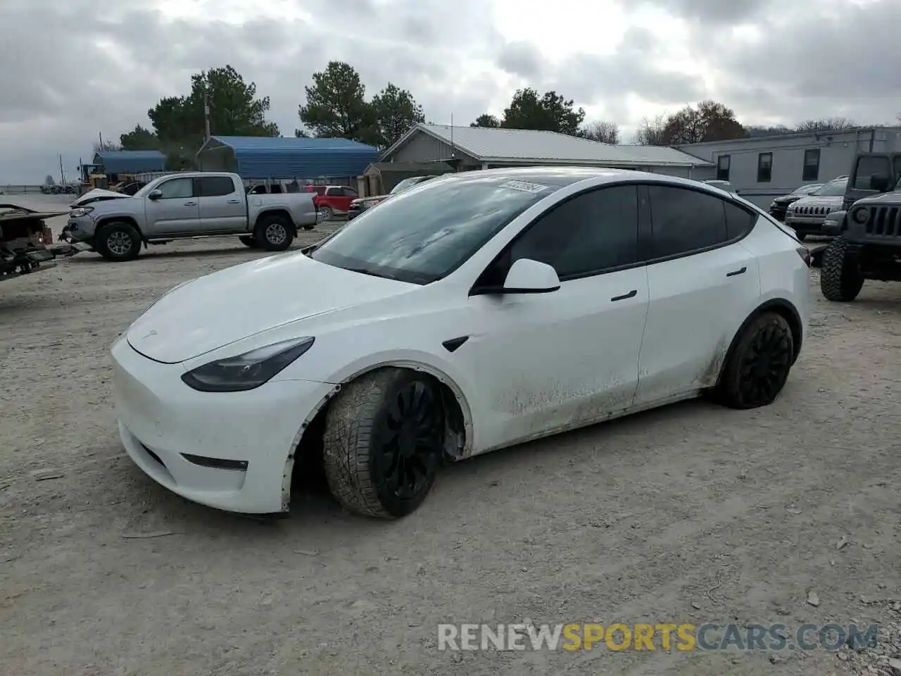 1 Photograph of a damaged car 7SAYGDEF8NF405098 TESLA MODEL Y 2022