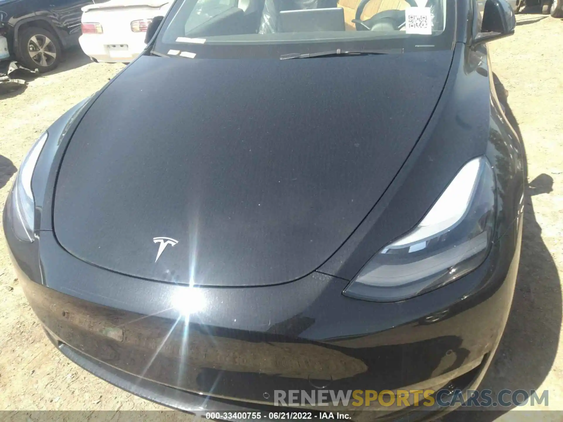 10 Photograph of a damaged car 7SAYGDEF8NF408048 TESLA MODEL Y 2022