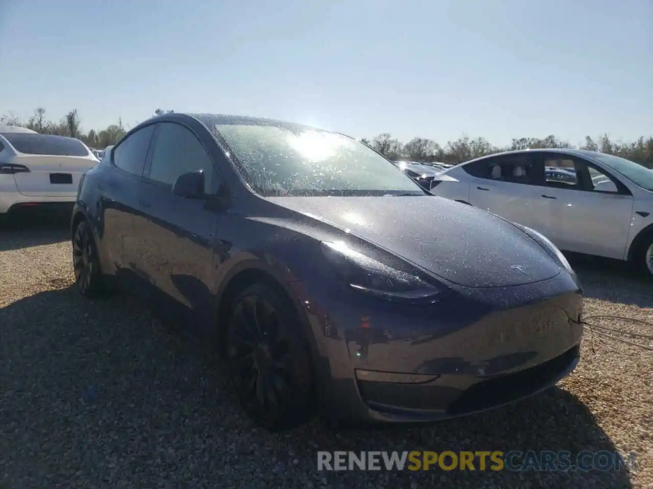 1 Photograph of a damaged car 7SAYGDEF8NF451921 TESLA MODEL Y 2022