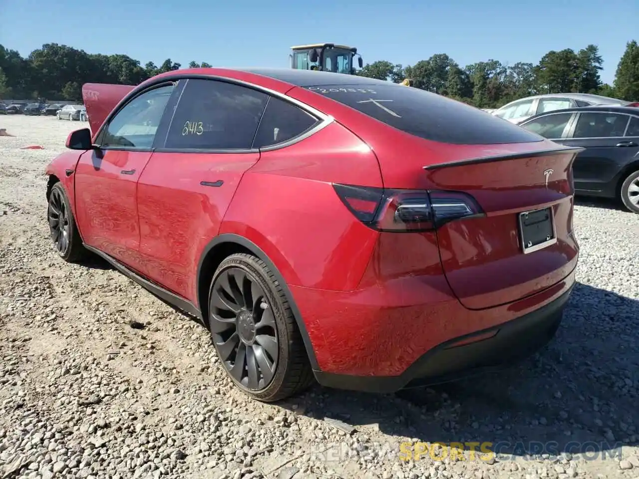 3 Photograph of a damaged car 7SAYGDEF8NF517514 TESLA MODEL Y 2022