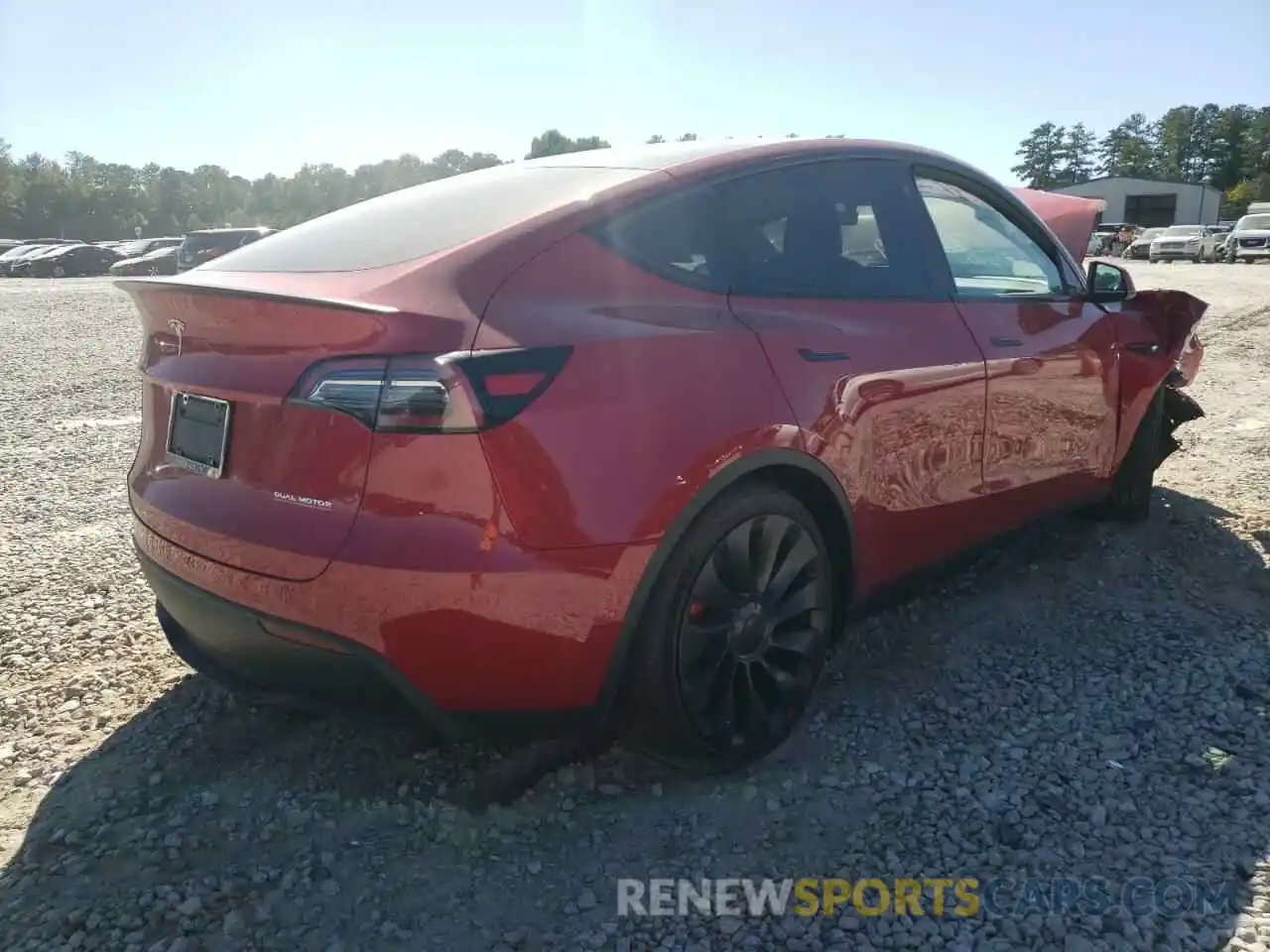 4 Photograph of a damaged car 7SAYGDEF8NF517514 TESLA MODEL Y 2022