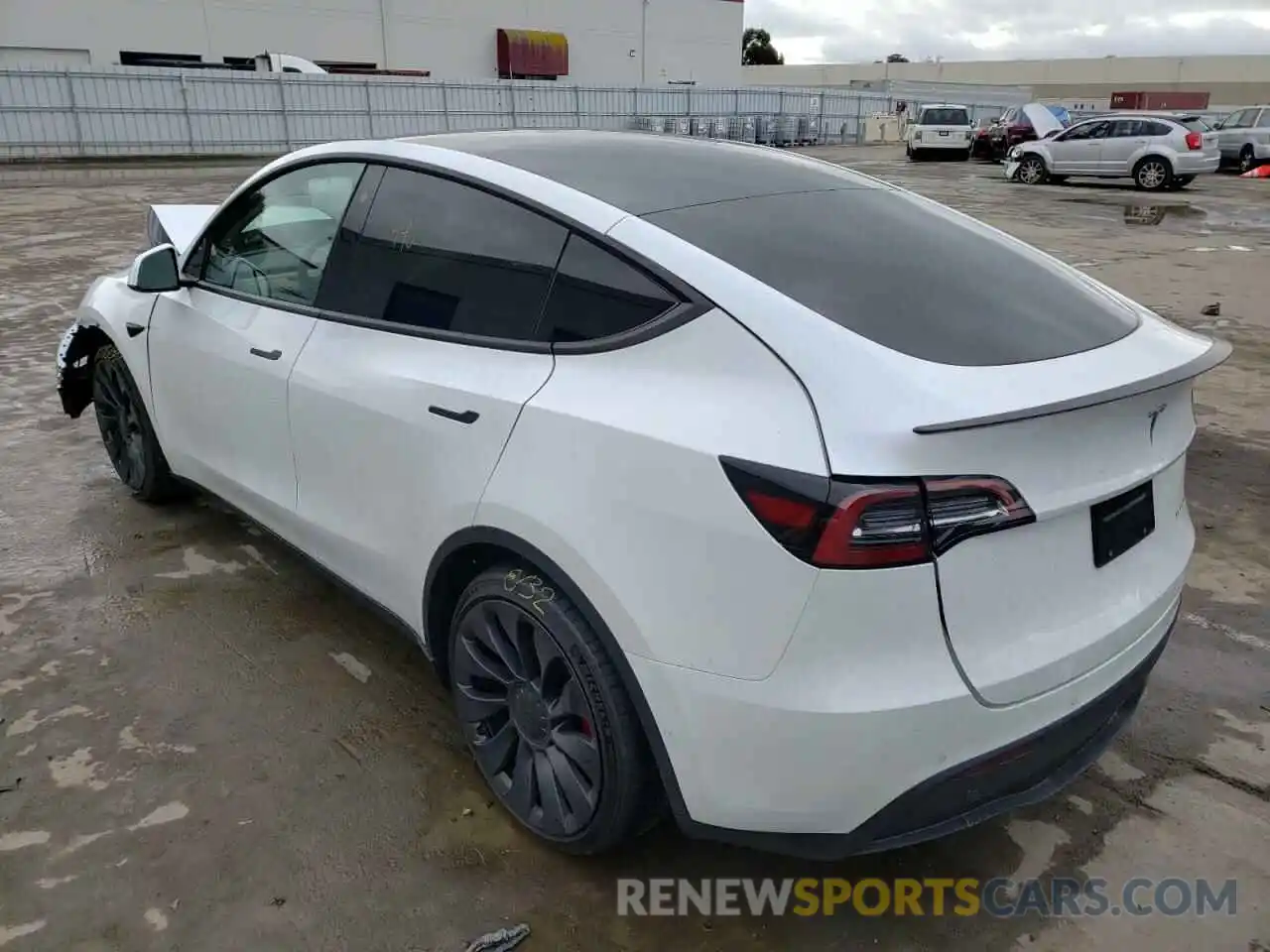 3 Photograph of a damaged car 7SAYGDEF9NF328063 TESLA MODEL Y 2022