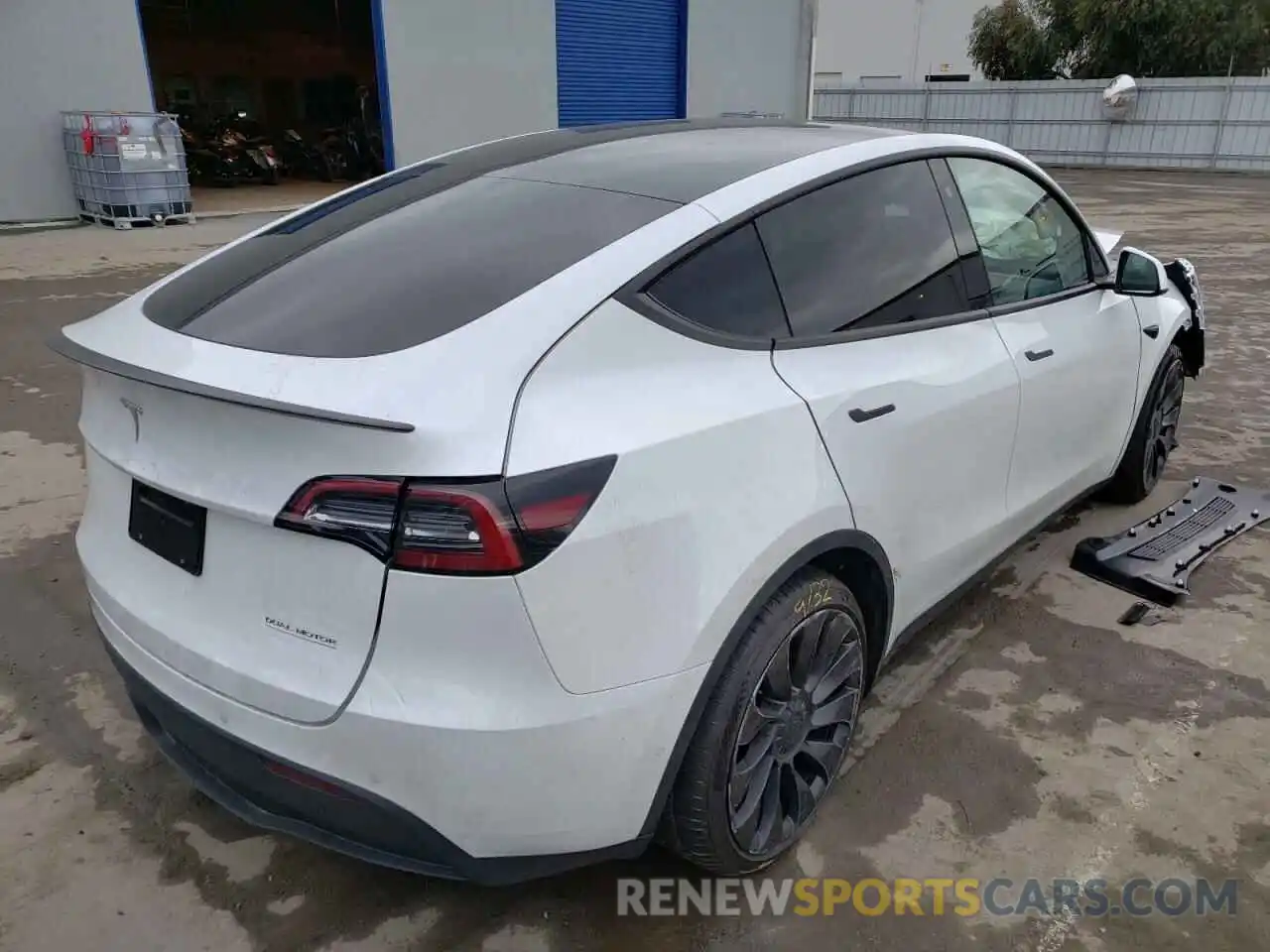 4 Фотография поврежденного автомобиля 7SAYGDEF9NF328063 TESLA MODEL Y 2022