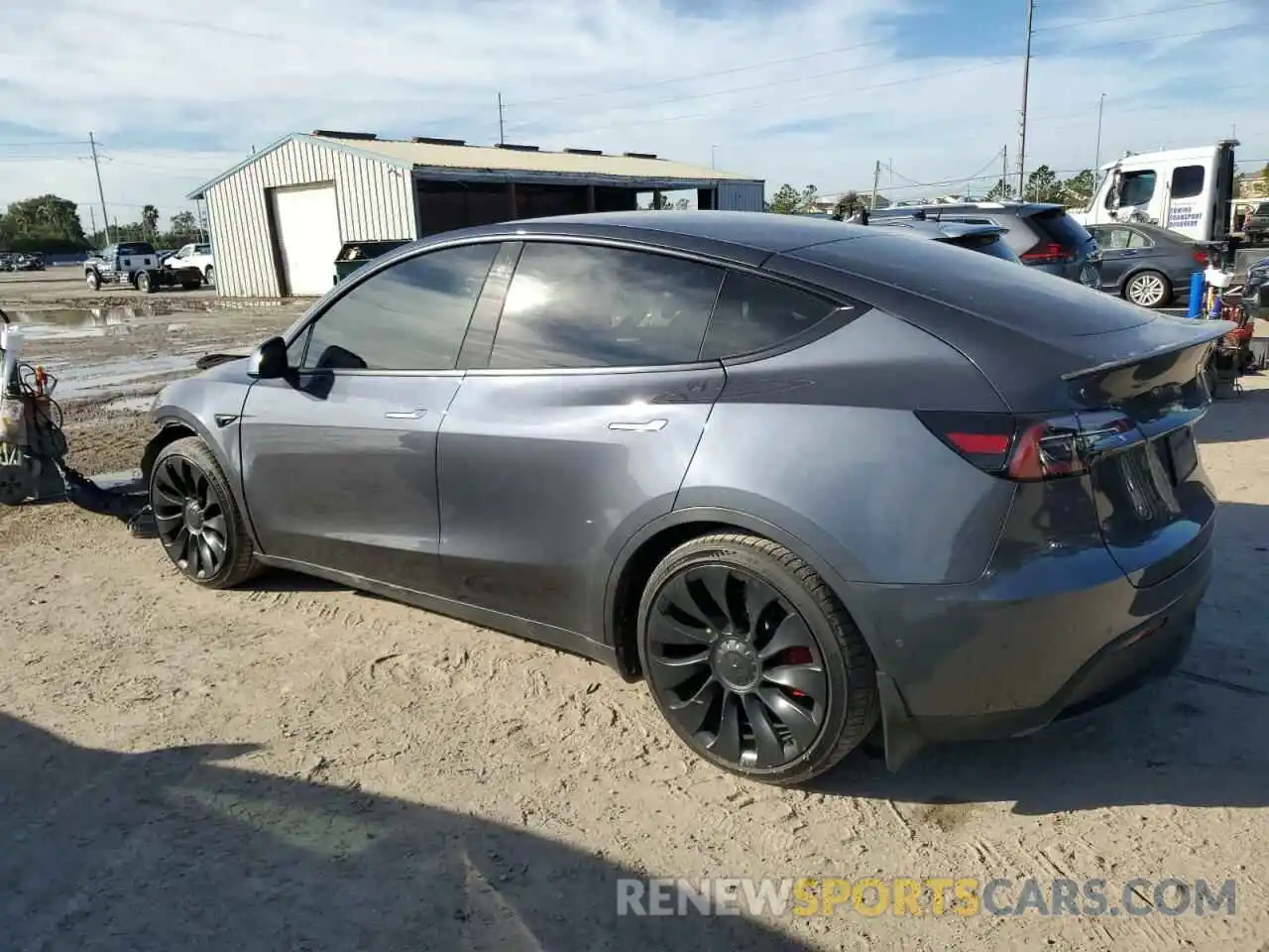 2 Photograph of a damaged car 7SAYGDEF9NF533897 TESLA MODEL Y 2022