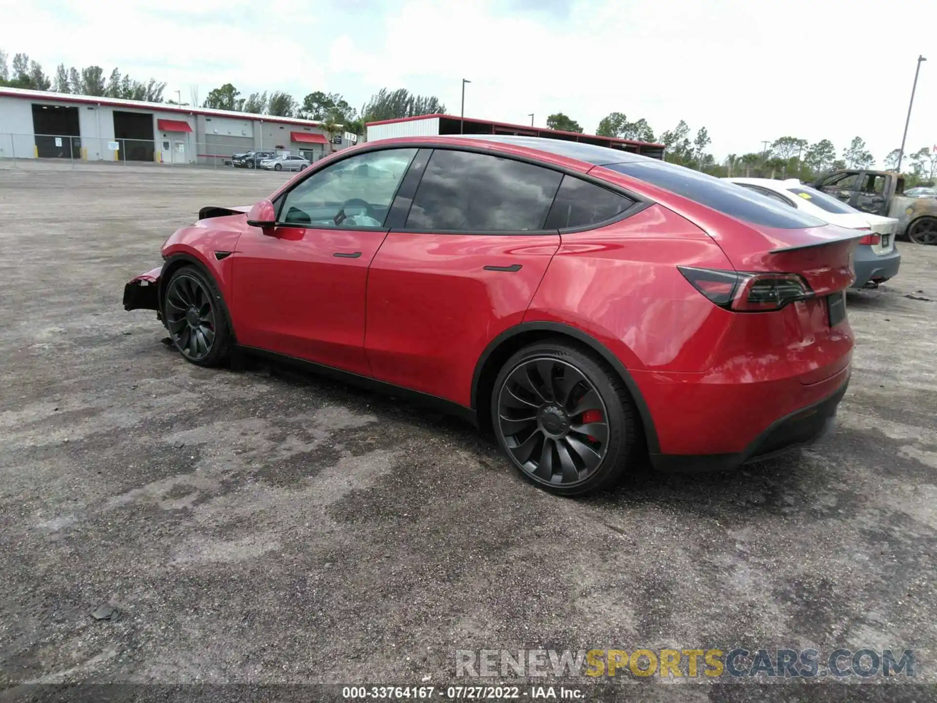 3 Photograph of a damaged car 7SAYGDEFXNF327343 TESLA MODEL Y 2022