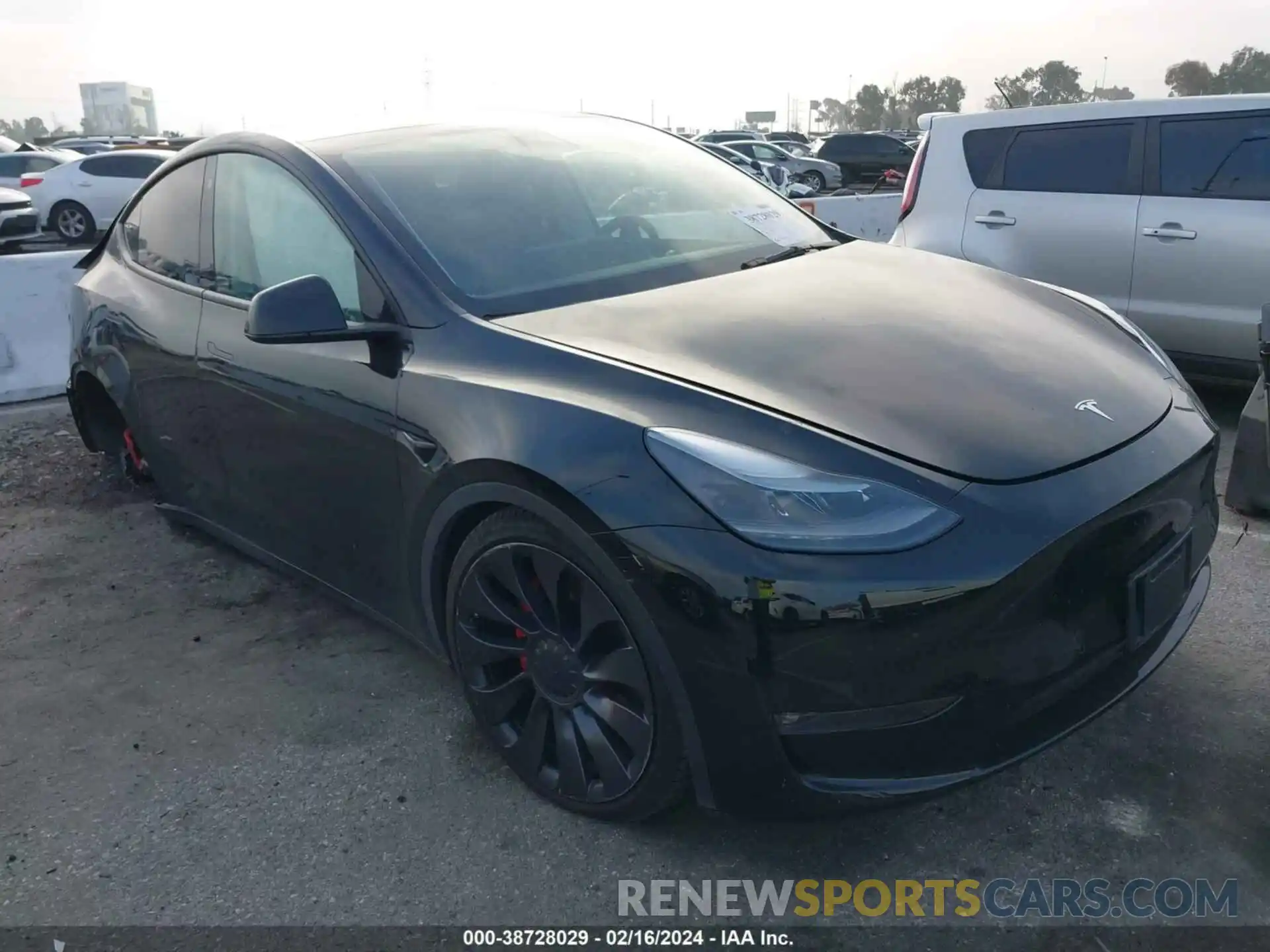 1 Photograph of a damaged car 7SAYGDEFXNF347401 TESLA MODEL Y 2022