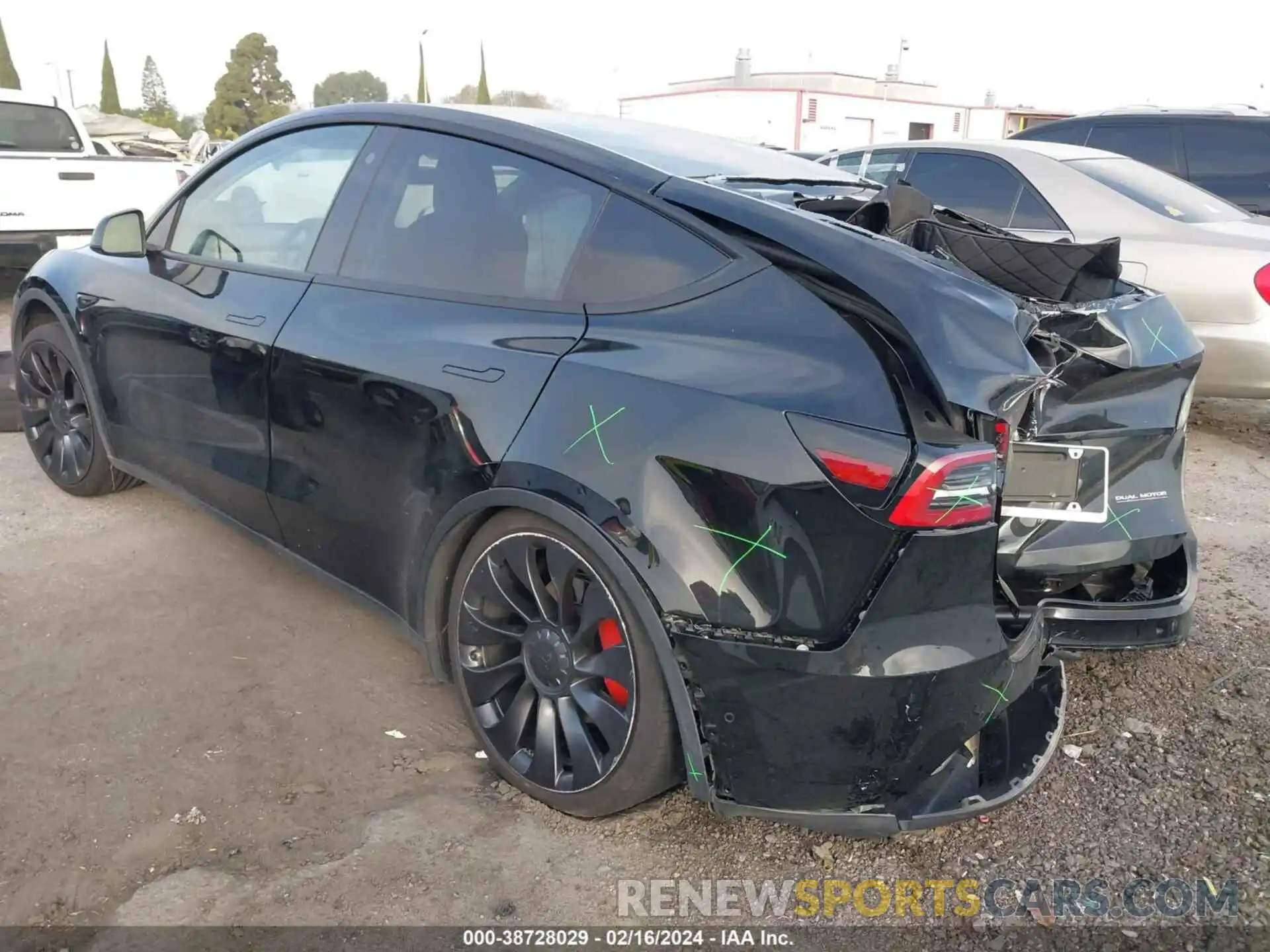 3 Photograph of a damaged car 7SAYGDEFXNF347401 TESLA MODEL Y 2022