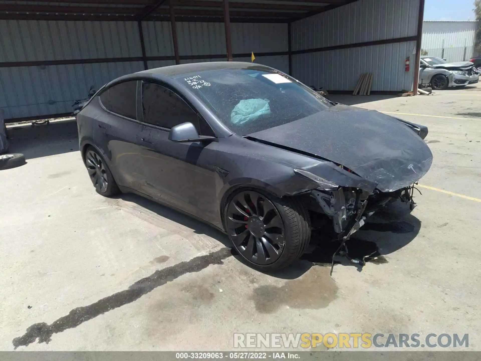 1 Photograph of a damaged car 7SAYGDEFXNF391799 TESLA MODEL Y 2022