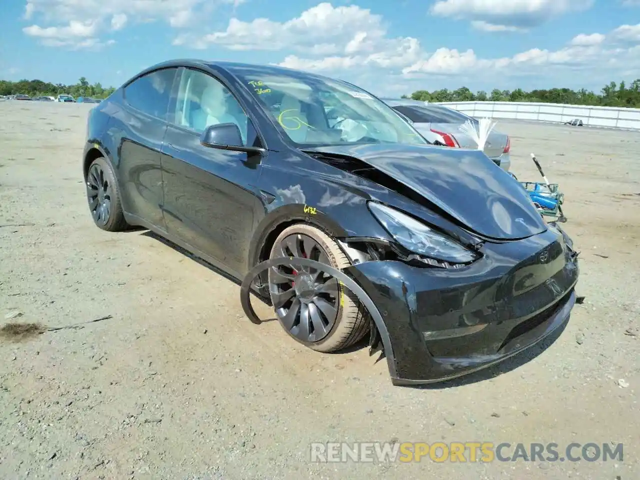 1 Photograph of a damaged car 7SAYGDEFXNF405751 TESLA MODEL Y 2022