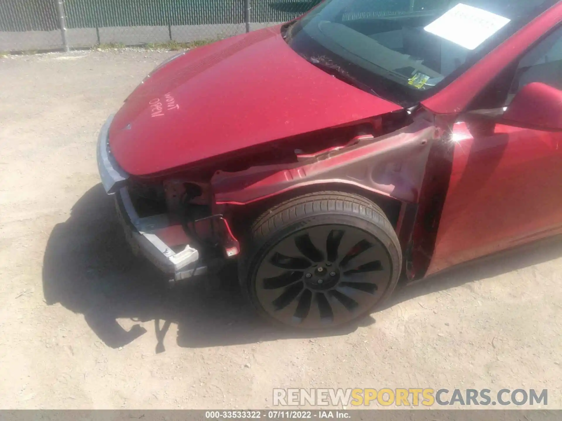 6 Photograph of a damaged car 7SAYGDEFXNF406351 TESLA MODEL Y 2022