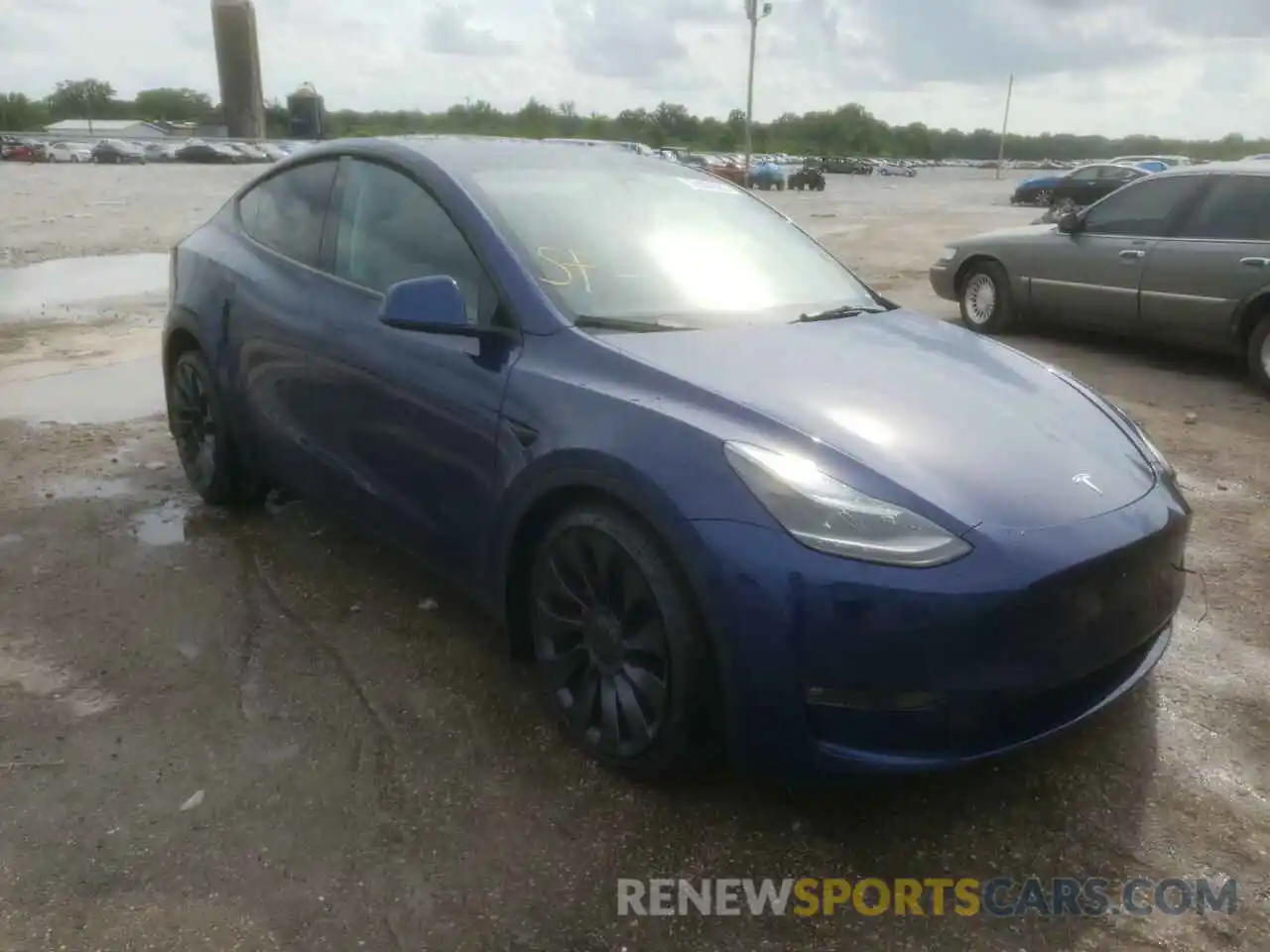 1 Photograph of a damaged car 7SAYGDEFXNF445019 TESLA MODEL Y 2022