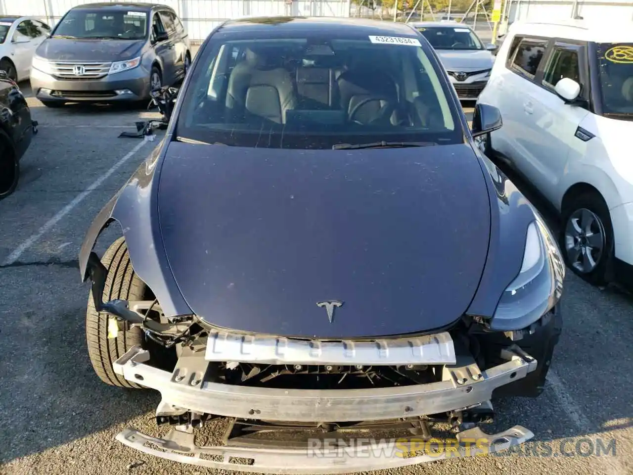 5 Photograph of a damaged car 7SAYGDEFXNF457221 TESLA MODEL Y 2022