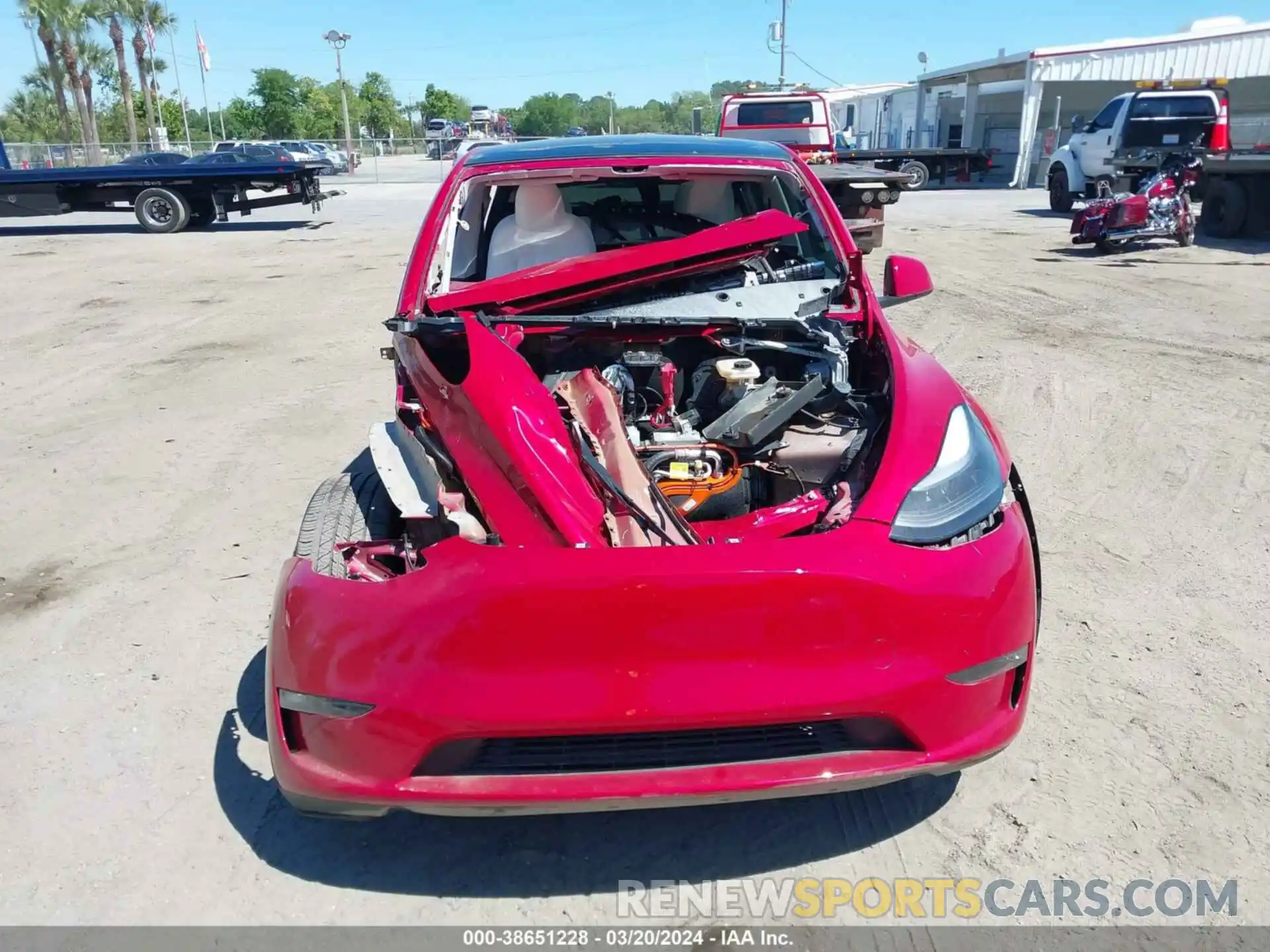 13 Фотография поврежденного автомобиля 7SAYGAEE0PF804581 TESLA MODEL Y 2023