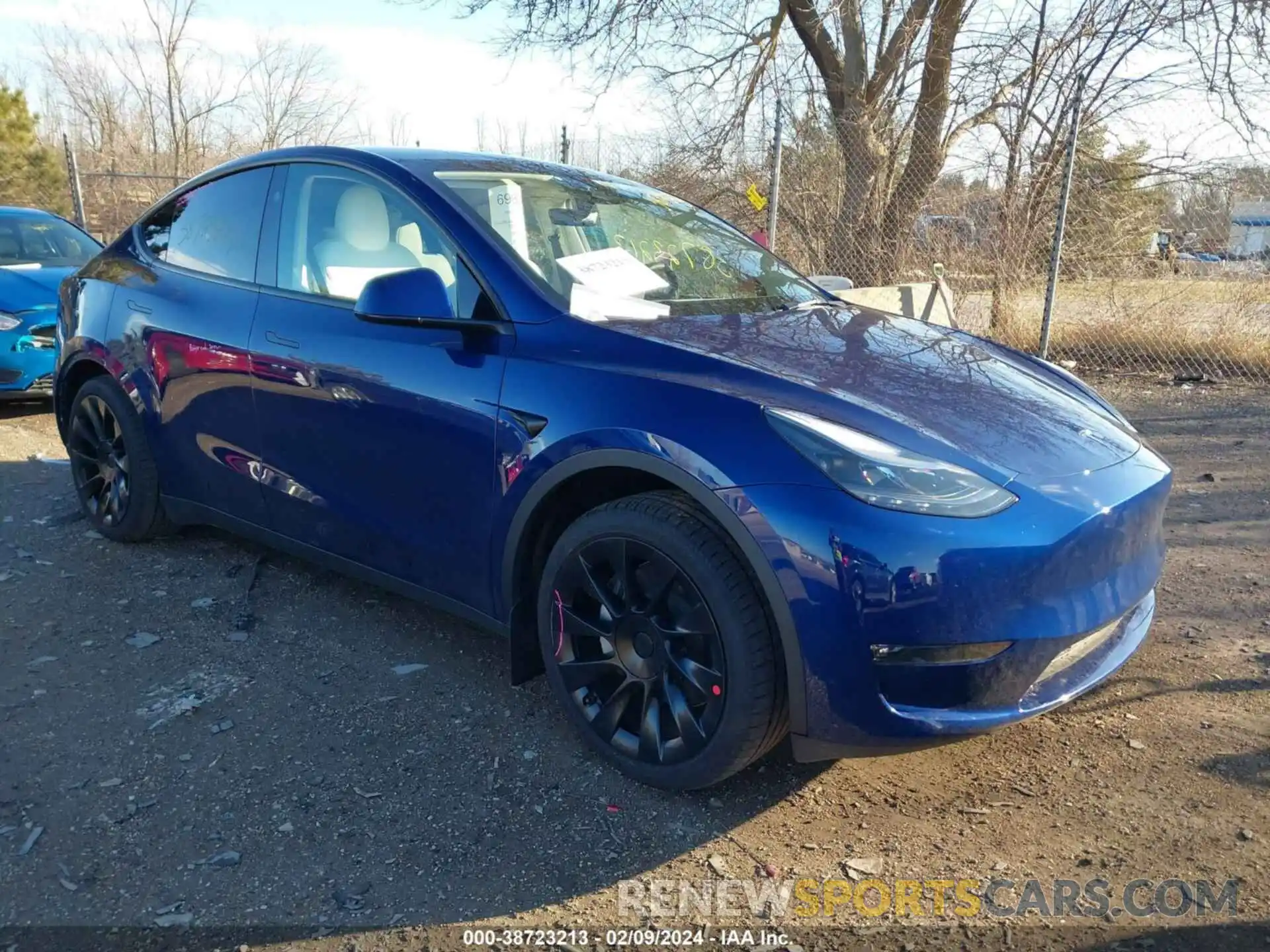 1 Фотография поврежденного автомобиля 7SAYGAEE2PF886331 TESLA MODEL Y 2023