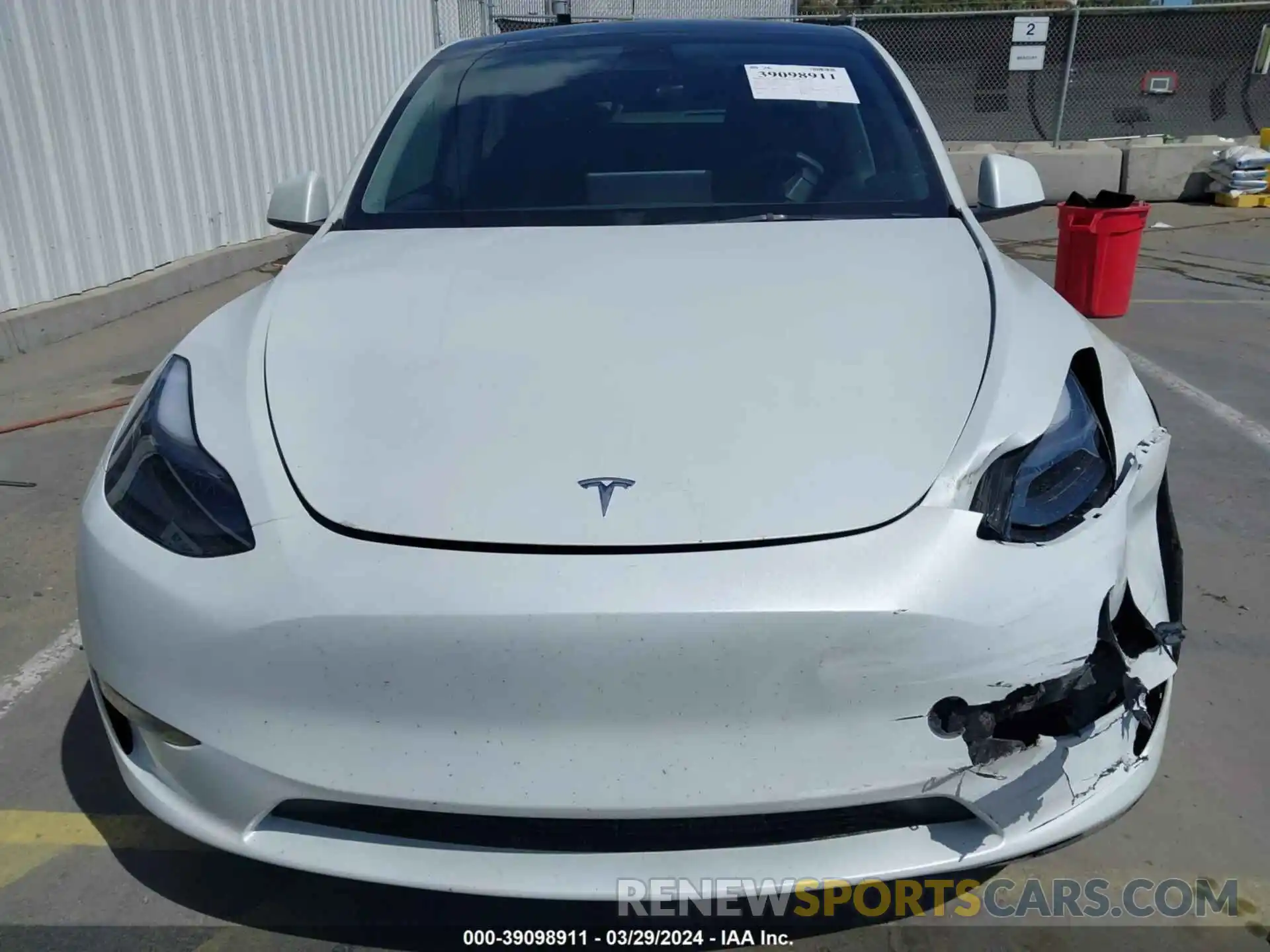 12 Фотография поврежденного автомобиля 7SAYGAEE4PF624651 TESLA MODEL Y 2023