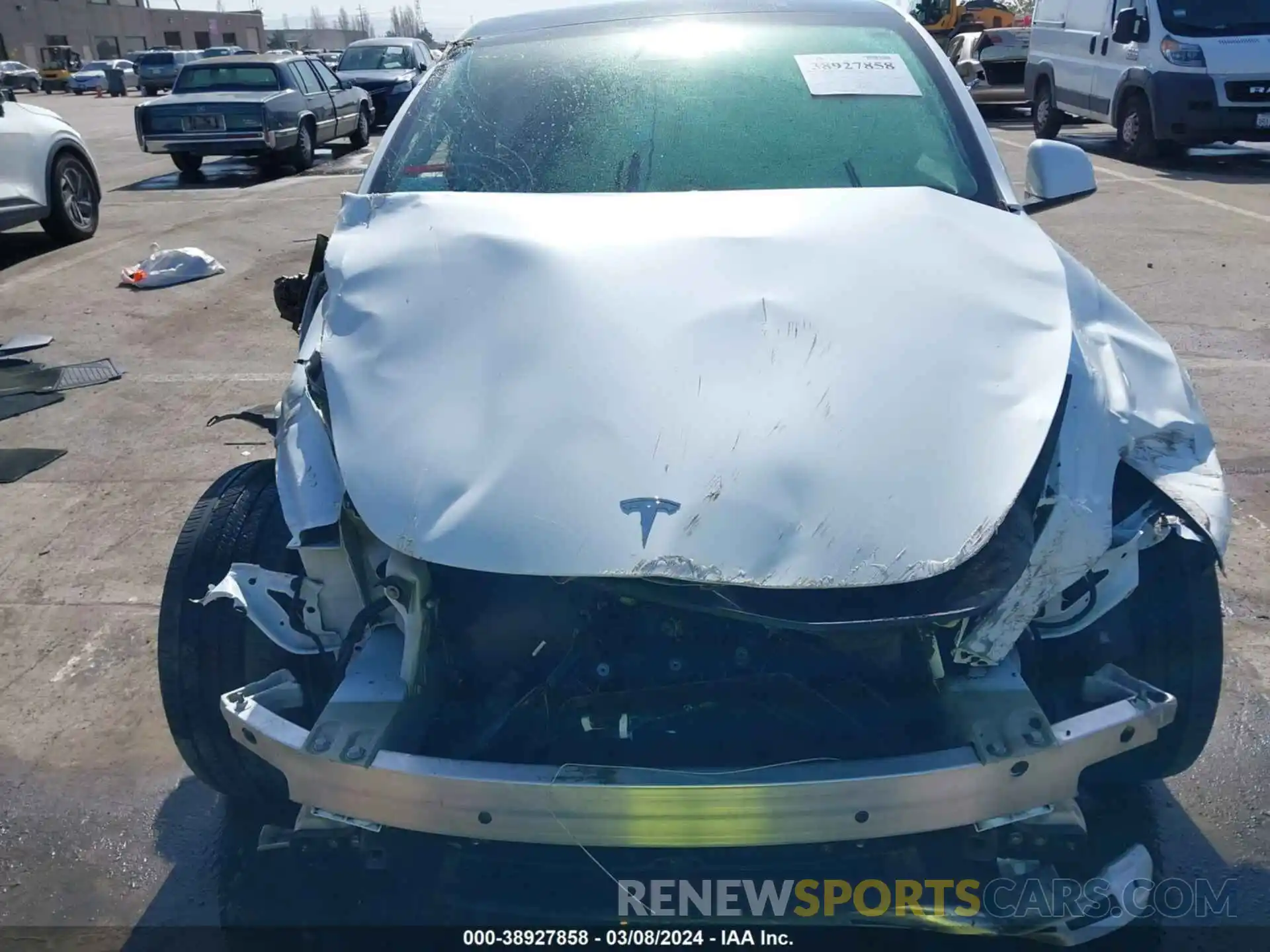 13 Photograph of a damaged car 7SAYGAEE6PF627972 TESLA MODEL Y 2023