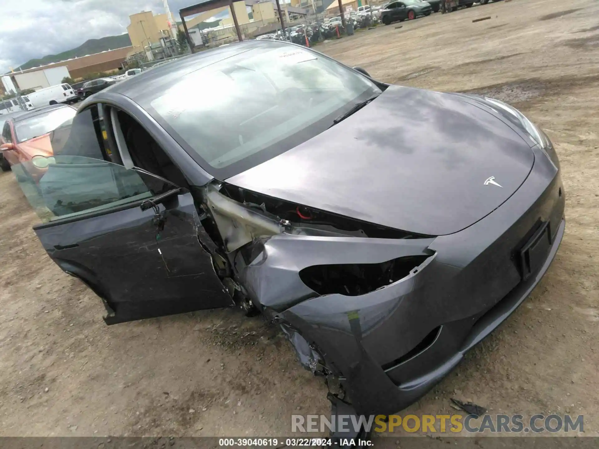 1 Photograph of a damaged car 7SAYGAEE7PF687274 TESLA MODEL Y 2023