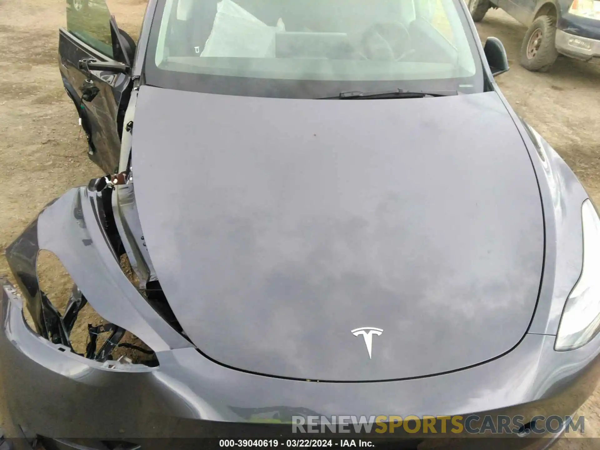 10 Photograph of a damaged car 7SAYGAEE7PF687274 TESLA MODEL Y 2023