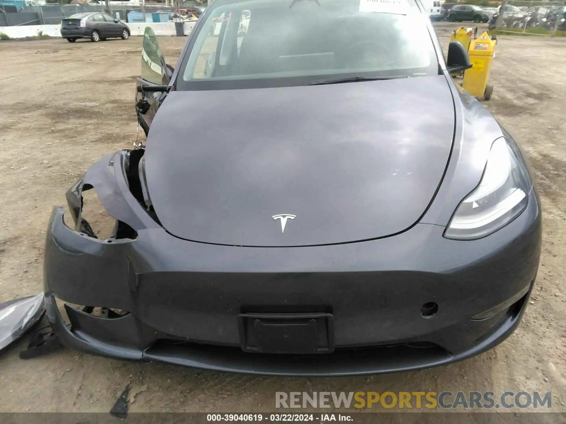 11 Фотография поврежденного автомобиля 7SAYGAEE7PF687274 TESLA MODEL Y 2023