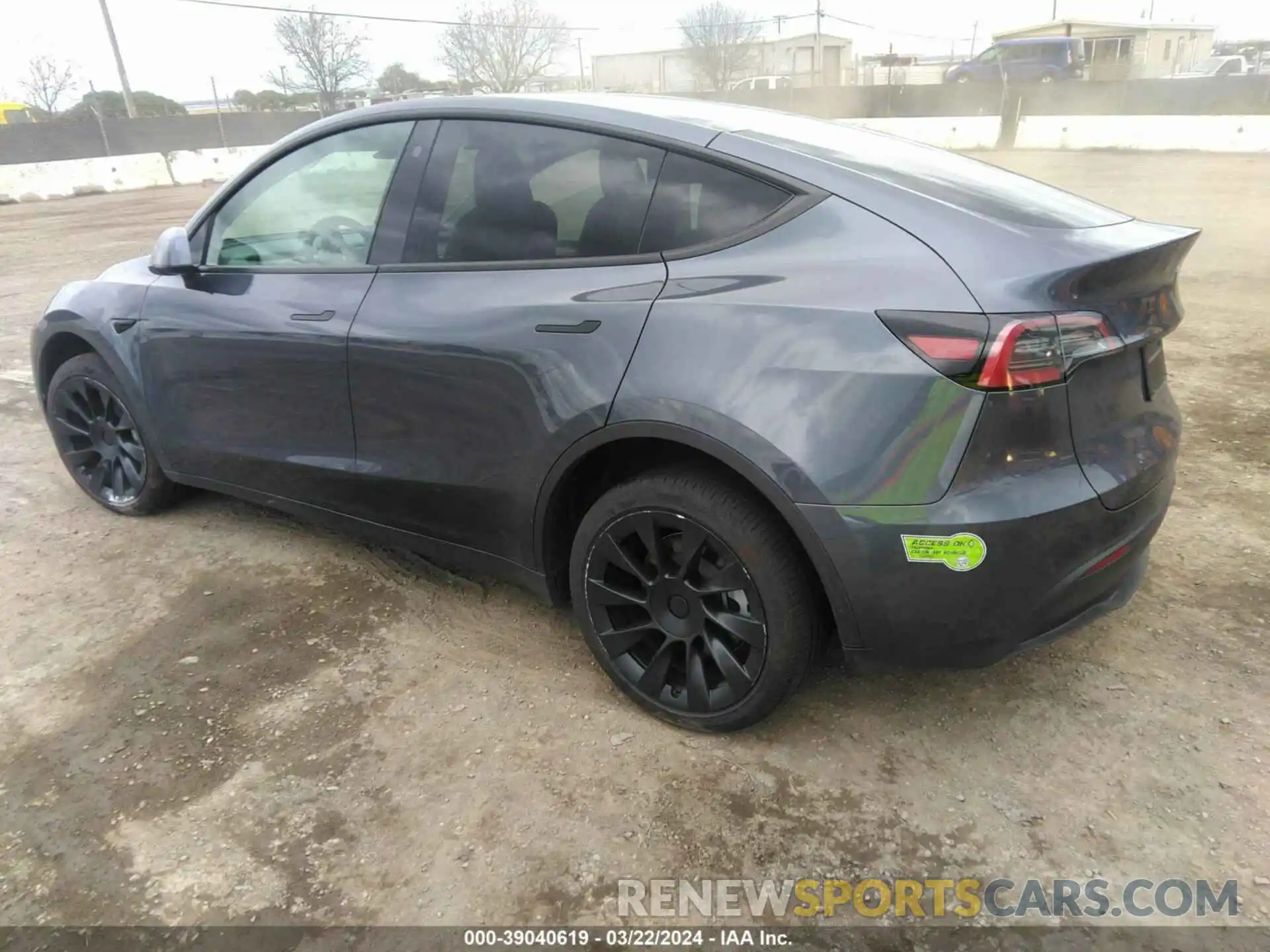 3 Фотография поврежденного автомобиля 7SAYGAEE7PF687274 TESLA MODEL Y 2023