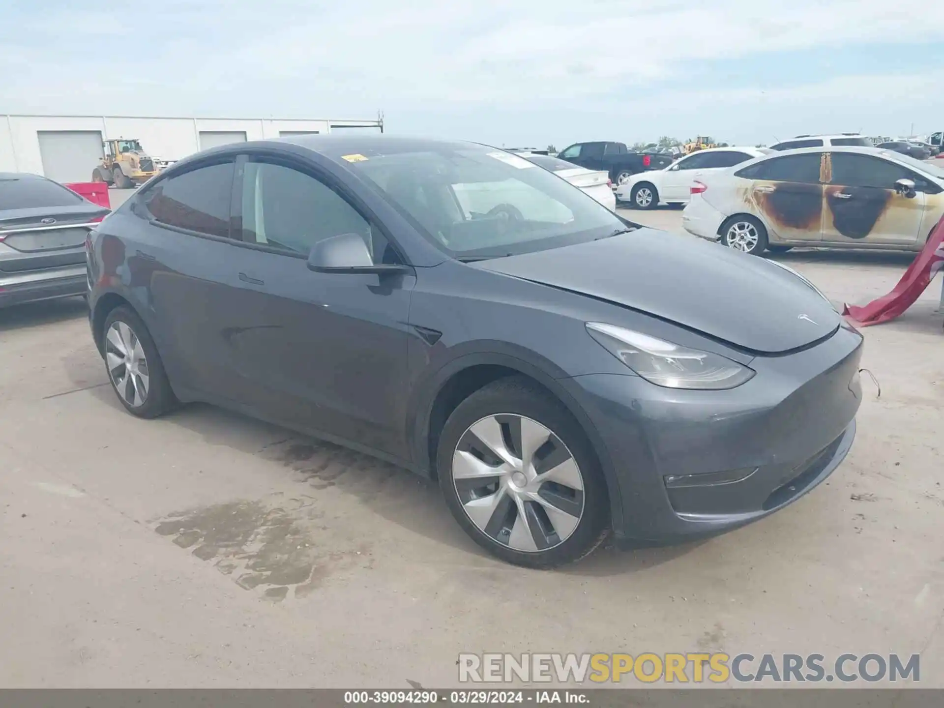 1 Photograph of a damaged car 7SAYGAEE7PF768825 TESLA MODEL Y 2023