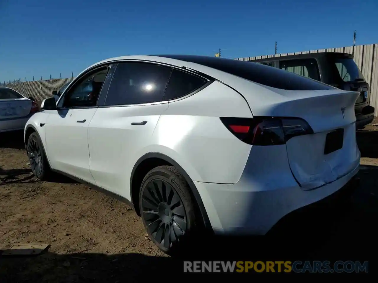 2 Photograph of a damaged car 7SAYGAEE7PF825489 TESLA MODEL Y 2023