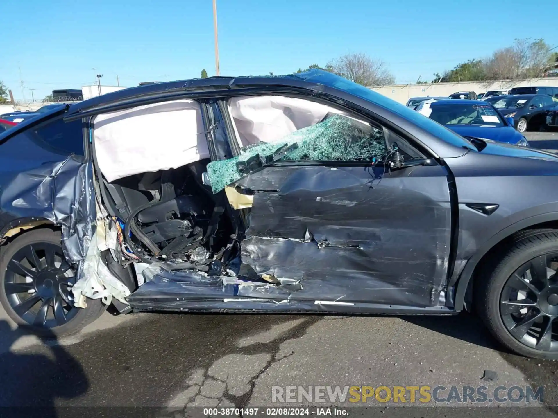 12 Photograph of a damaged car 7SAYGAEE7PF916777 TESLA MODEL Y 2023