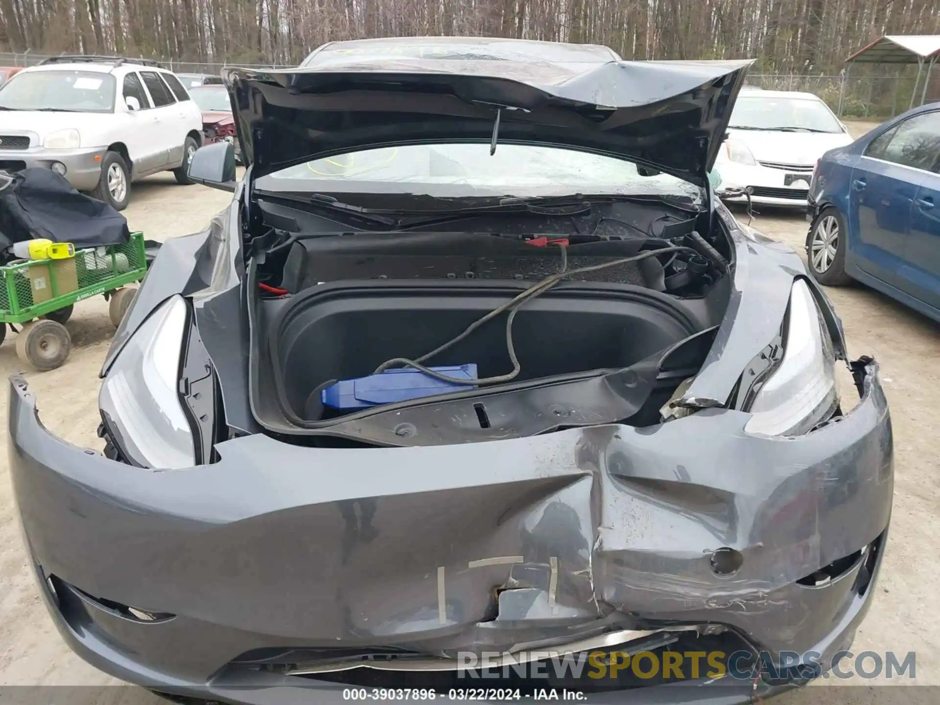 13 Photograph of a damaged car 7SAYGAEE7PF967518 TESLA MODEL Y 2023