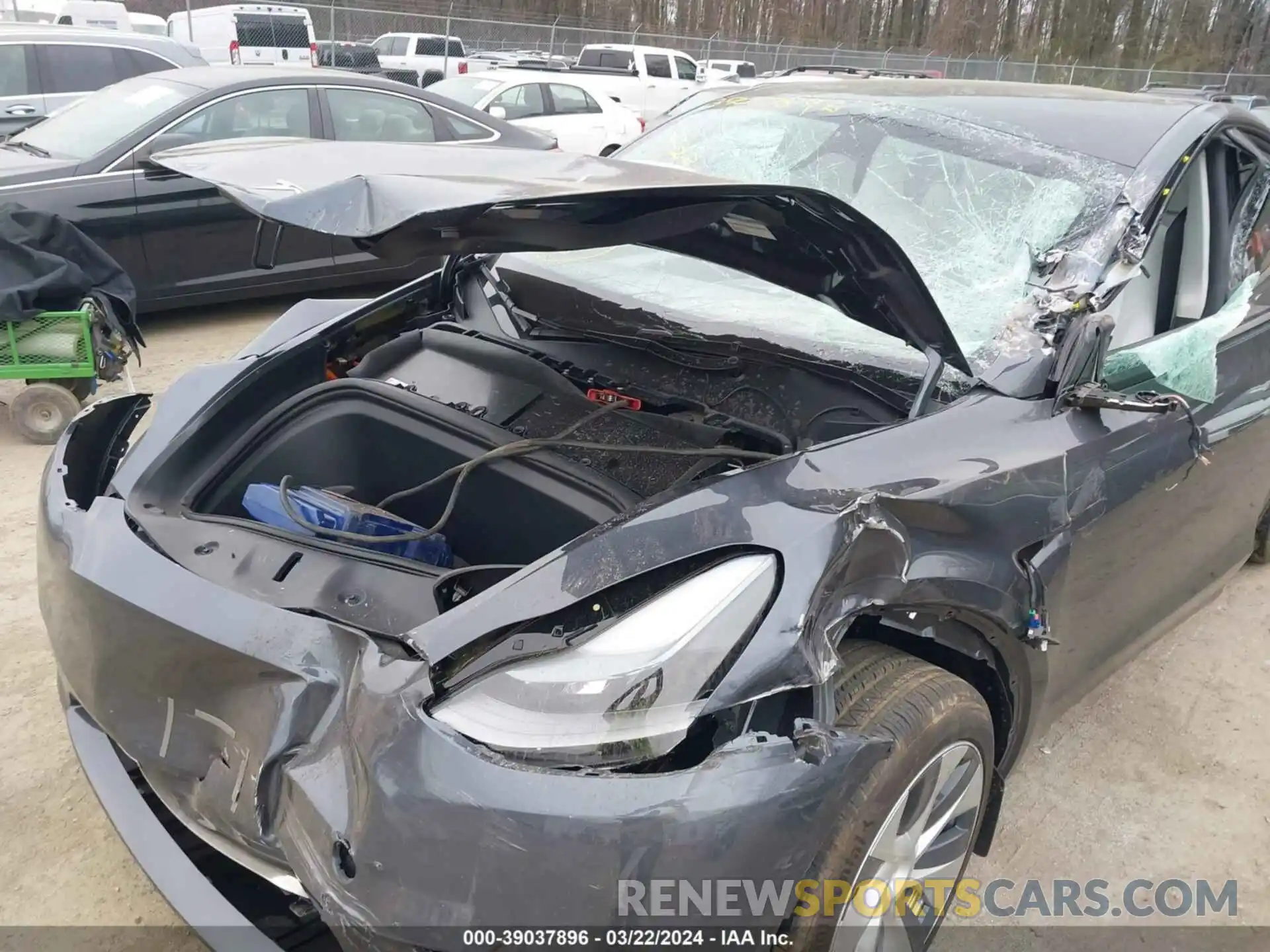 6 Photograph of a damaged car 7SAYGAEE7PF967518 TESLA MODEL Y 2023