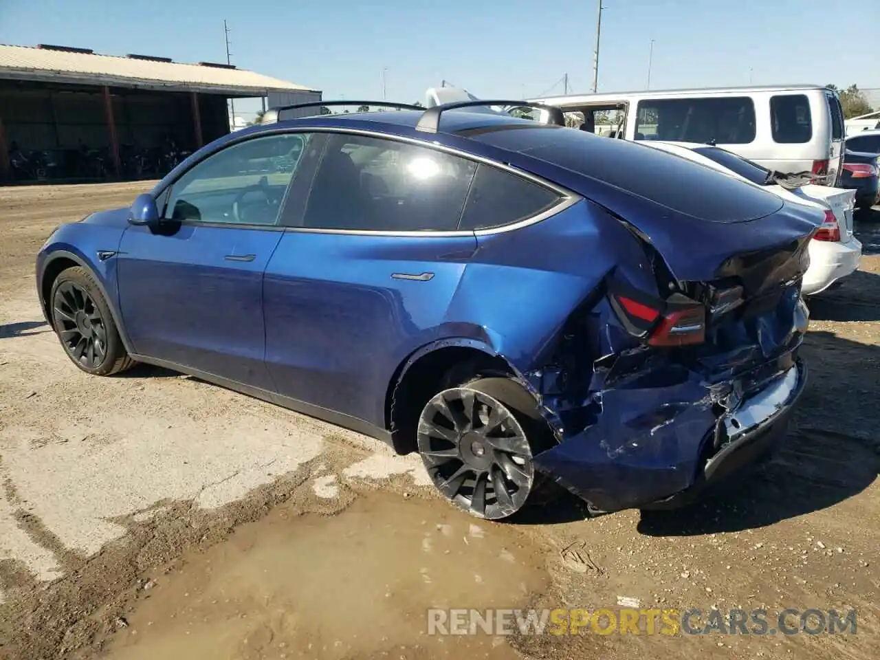 2 Photograph of a damaged car 7SAYGAEE8PF666174 TESLA MODEL Y 2023