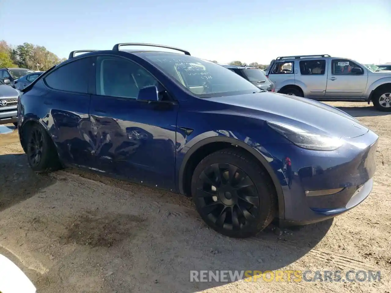 4 Photograph of a damaged car 7SAYGAEE8PF666174 TESLA MODEL Y 2023